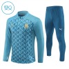 Olympique de Marseille Trainings Sweatshirt Quarter-zip 2024-25 Blauwe - Kids